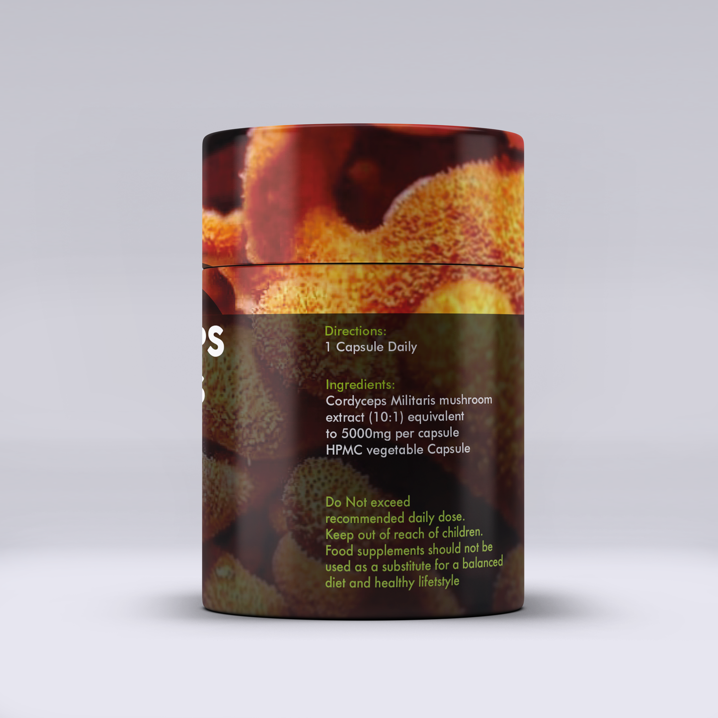 Feel Supreme | Cordyceps Militaris | Mushroom supplement | Ingredients