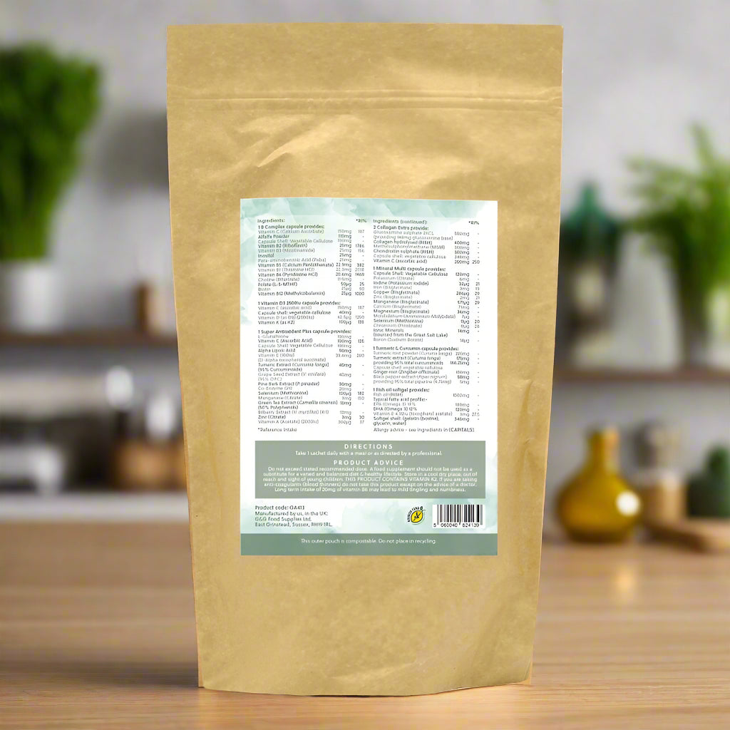 Flexi pack | Joint care supplements | Food supplement | Supplements for joints and mobility | Ingredients