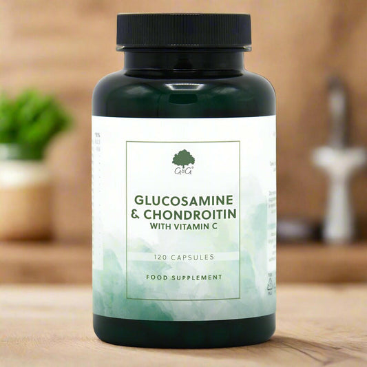 Glucosamine, Chondroitin & Vitamin C Supplement | Joint care | Mobility health | Natural supplements | G&G Vitamins 